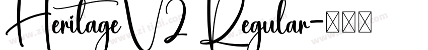 HeritageV2 Regular字体转换